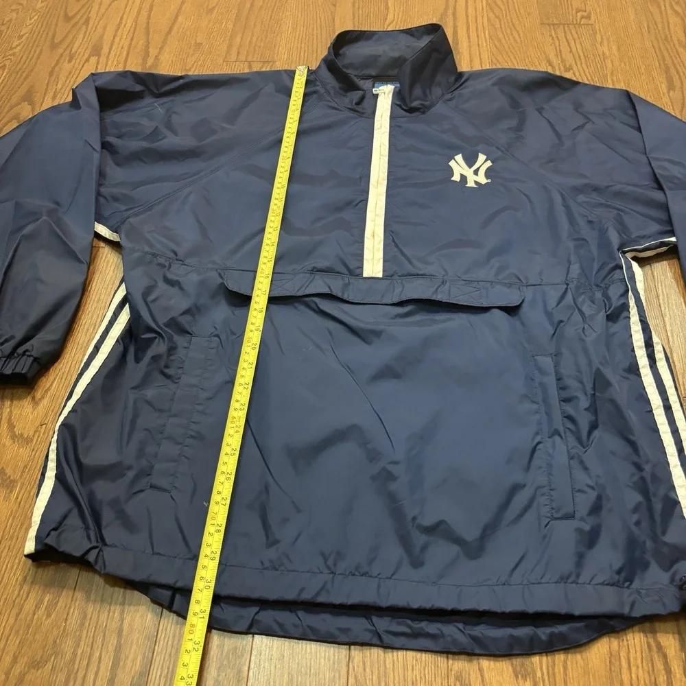Vintage Adidas New York Yankees Track Jacket Windbreaker Varsity Bomber NY Large